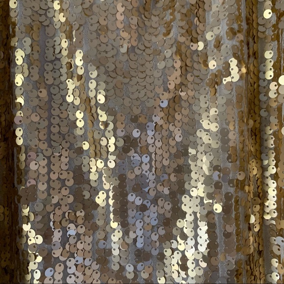 Kirra Women’s Gold ‘ Cream Sequins Top - Size Small - Picture 4 of 6